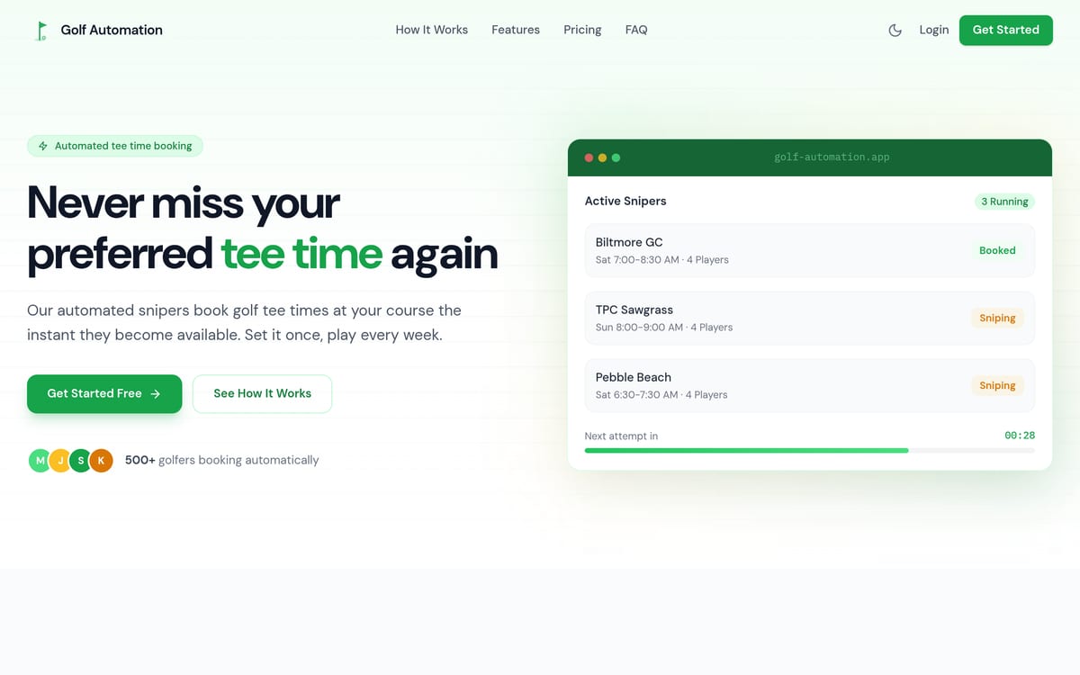 Golf Tee Sniper screenshot